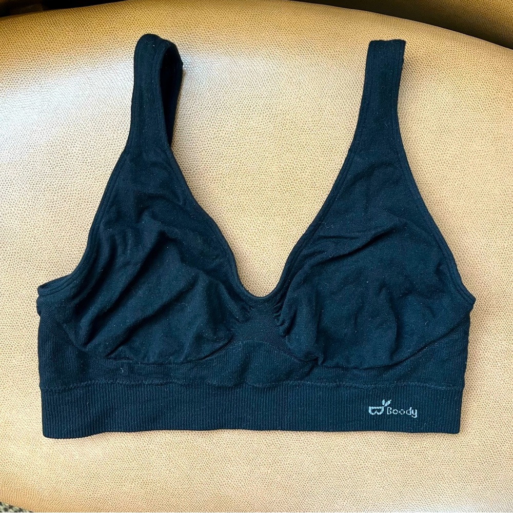Boody bra black size medium